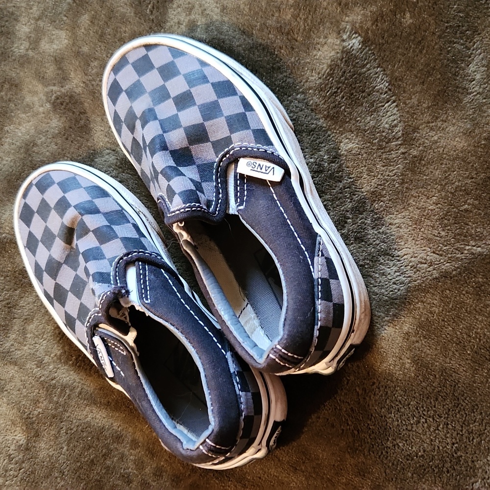 Gray and Black Vans - Picture 2 of 5